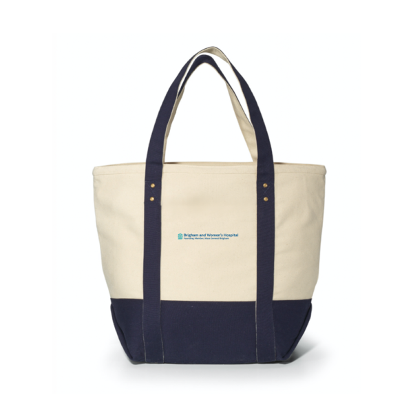 Brigham Founding Member Zippered Canvas Tote